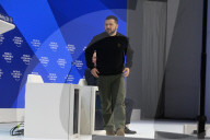NEWS - World Economic Forum 2024: Der ukrainische Präsident Alexander Zelenskyj