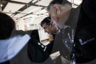 Prime Minister Rishi Sunak meets Border Force staff in Gatwick