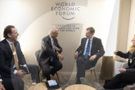 Jeremy Hunt UK Chancellor of the Exchequer attends Davos 2024