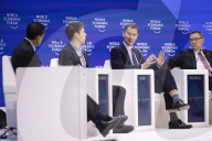 Jeremy Hunt UK Chancellor of the Exchequer attends Davos 2024