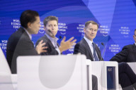 Jeremy Hunt UK Chancellor of the Exchequer attends Davos 2024
