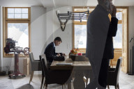 Jeremy Hunt UK Chancellor of the Exchequer attends Davos 2024