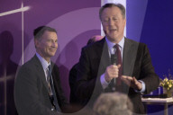 Jeremy Hunt UK Chancellor of the Exchequer attends Davos 2024