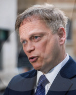 Grant Shapps Interviews Outside the BBC in London, UK.