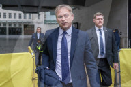 Grant Shapps Interviews Outside the BBC in London, UK.