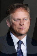 Grant Shapps Interviews Outside the BBC in London, UK.
