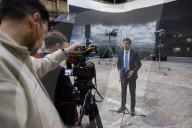 The Prime Minister Rishi Sunak visits Pinewood Studios