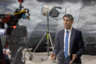 The Prime Minister Rishi Sunak visits Pinewood Studios