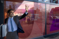 The Prime Minister Rishi Sunak visits Pinewood Studios