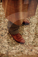 Cosy knits and camo ’fits: street style at Florence fashion week – in pictures
