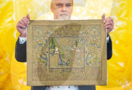Press view  of The London Antique Rug & Textile Art Fair (LARTA 2024) at Evolution London, Battersea Park, London, UK