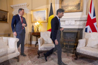 Prime Minister Rishi Sunak welcomes the Prime Minister of Belgium