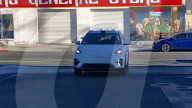Car rental service delivers the vehicle without a driver at the wheel