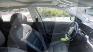 Car rental service delivers the vehicle without a driver at the wheel