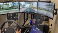 Car rental service delivers the vehicle without a driver at the wheel