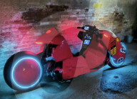 Animated movie motorbike brought to life