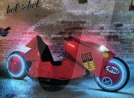 Animated movie motorbike brought to life