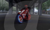 Animated movie motorbike brought to life