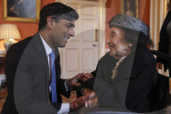 Prime Minister Rishi Sunak meets Holocaust survivor Lily Ebert