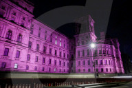 The FCDO lights up for Holocaust Memorial Day