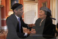 Prime Minister Rishi Sunak meets Holocaust survivor Lily Ebert