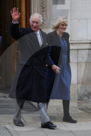 King Charles leaving the London Clinic