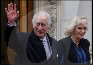 King Charles leaves the London Clinic in London, UK.