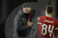 EFL Carabao Cup semi-final 2nd leg match between Fulham and Liverpool at Craven Cottage in London, UK.