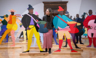 Photocall for Entangled Pasts: 1768-now: Art, Colonialism and Change exhibition at The Royal Academy of Arts, London, UK. 