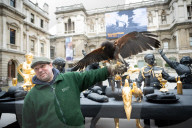 Photocall for Entangled Pasts: 1768-now: Art, Colonialism and Change exhibition at The Royal Academy of Arts, London, UK. 