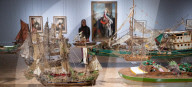 Photocall for Entangled Pasts: 1768-now: Art, Colonialism and Change exhibition at The Royal Academy of Arts, London, UK. 
