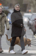 Excl - Pete Doherty seen with his dog outside BBC Maida Vale