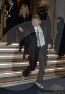 Excl - Sir Rod Stewart and Penny Lancaster Enjoy a Date Night