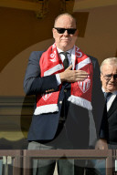 ROYALS - Prinz Albert von Monaco am Fussballspiel Monaco gegen Le Havre