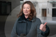 Gillian Keegan Media Interviews in London, UK.