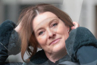 Gillian Keegan Media Interviews in London, UK.