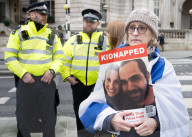 Rape is not Resistance protest a pro Israel rally outside the BBC, Broadcasting House, London, UK.