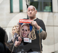 Rape is not Resistance protest a pro Israel rally outside the BBC, Broadcasting House, London, UK.