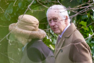 ROYALS - König Charles und Königin Camilla in der Kirche von Sandringham am Sonntag