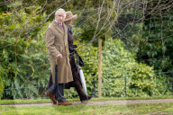 ROYALS - König Charles und Königin Camilla in der Kirche von Sandringham am Sonntag