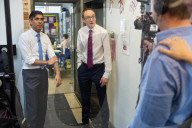The Prime Minister Rishi Sunak visits Glencraig Integrated Primary School