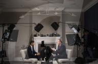 Prime Minister Rishi Sunak is interview by Piers Morgan