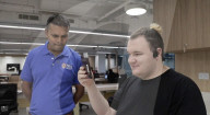 New device for the blind tells them what they are holding