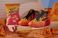 Tasty Cheetos inspired sports shoes
