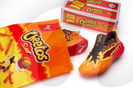 Tasty Cheetos inspired sports shoes