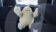 Intelligent puppet to keep an eye on babies during car journeys
