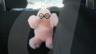 Intelligent puppet to keep an eye on babies during car journeys