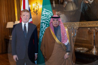 The Deputy Prime Minister Oliver Dowden hosts an investment meeting