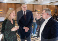 Democratic Unionist Party leadership briefing at the Foreign Press Association, Royal Overseas League, Park Place, St James's Street, London, UK.
