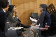 Secretary of State for Energy Security and Net Zero Claire Coutinho attends the IEA conference